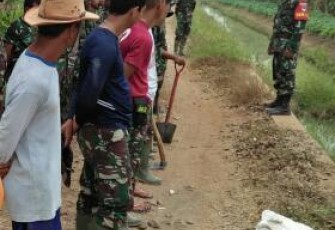 Warga Kampung Bangga Dapat Ikut Serta Apel Pagi Bersama Satgas TMMD 106
