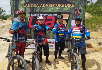 ISSI Labuhanbatu Ikuti Langsa Adventure Bike