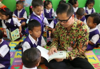 BI Resmikan Pojok Baca Dongeng untuk PAUD Lhokseumawe