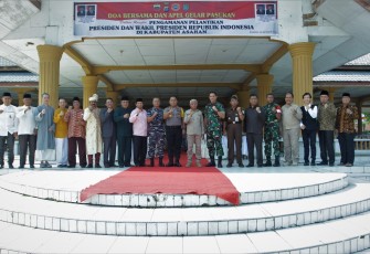 Pemkab Asahan dan Forkopimda adakan Doa Bersama dan Apel Gelar Pasukan dengan TNI-Polri Jelang Pelantikan Presiden dan Wakil Presiden RI