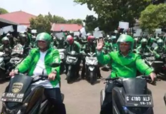 Wali Kota dan Wakil Walikota Tegal Bersama Rekan Grab