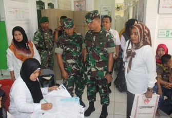 Waaster Kasdam I/BB Dampingi Tim Monitoring BKKBN di Wilayah Kodim 0209/LB