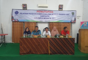 Penutupan Pelatihan Berbasis Kompetensi Mobile Training Unit Dipa BBPLK Medan TA. 2019