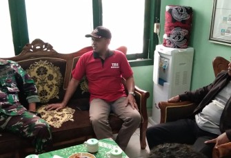 Jalin Silaturohmi Perangkat Desa Temui Danramil