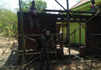 TMMD Kodim Klaten Bangun TPA di Masjid AL Mujahidin