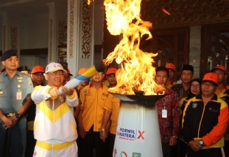 Torch Relay Api Abadi Porwil Sumatera X dan Promosi Potensi Geothermal Bengkulu