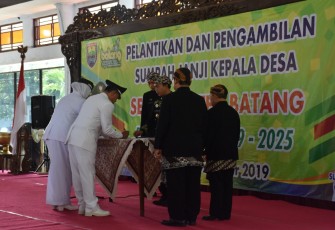 163 Kepala Desa Terpilih Resmi Dilantik Bupati Wihaji