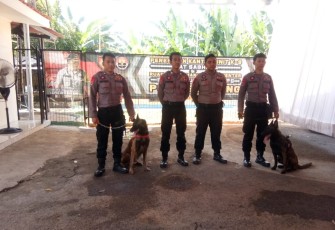 Unit Satwa K-9 Dukung Kinerja Polres Batang