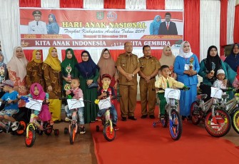 Bupati Asahan Hadiri Gelar Peringatan Hari Anak Nasional 2019