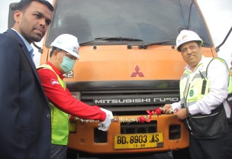 Gubernur Rohidin Lepas Ekspor 55 Ribu Ton Batu Bara Ke India