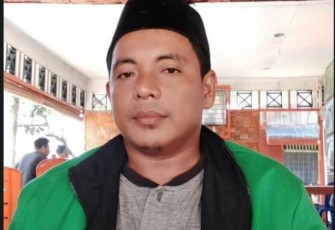 Mufkirul SH Ketua PC GP Ansor Aceh Singkil yang terpilih secara aklamasi.
