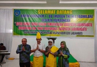 Temu Ramah Pangdam I/BB Dengan Pemkab dan Forkompinda serta Tomas Labuhanbatu Raya