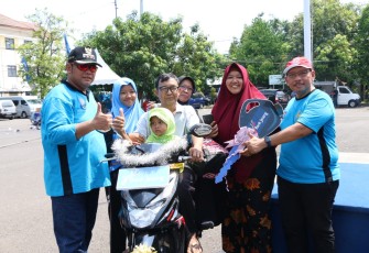Jalan Sehat HUT Ke 48 KORPRI Kota Tegal Berhadiah Sepeda Motor