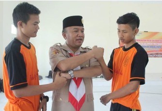 Wakil Walikota Tegal M. Jumadi bersama pelajar