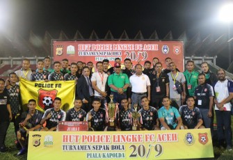 Police Lingke FC Juara Piala Kapolda Aceh Cup 2019