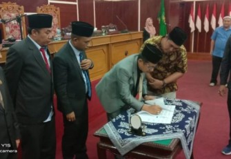 Pengesahan APBD Kota Bengkulu Tahun Anggaran 2020 