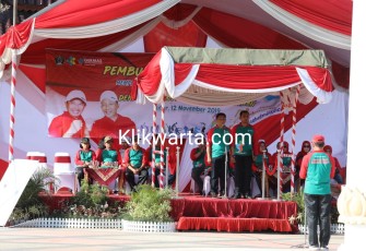 Wakil Bupati Blitar Marhaenis Urip Widodo Pimpin Upacara Peringatan HKN Ke 55