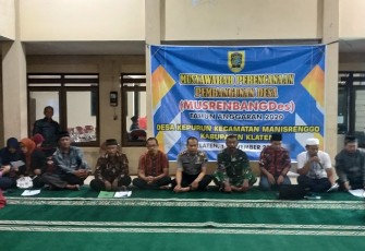 Babinsa Hadiri Musrenbangdes Di Wilayah Binaan