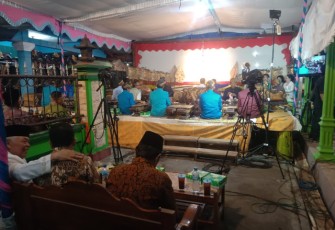 Koramil Wonosari Hadiri Pagelaran Wayang Kulit Diwilayah   