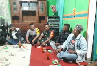 Pertemuan Linmas Desa Sukorejo Bersama Babinsa  