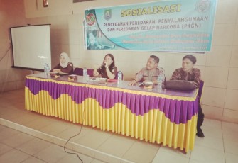 Sosialisasi Bahaya Narkoba Desa Pengubaian