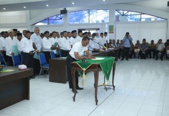 Deklarasi Damai pemilihan Kepala Desa serentak se Kabupaten Asahan tahun 2019
