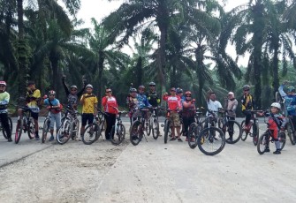 Rutinitas Gowes Simpang Enam Terus Dilestarikan ISSI Labuhanbatu