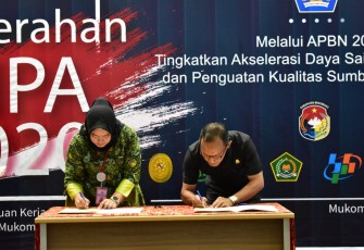 Penyerahan DIPA TA 2020 Satuan Kerja Lingkup KPPN Mukomuko