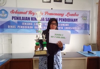 SMPN 5 Lhokseumawe Kembali Raih Prestasi PKSP