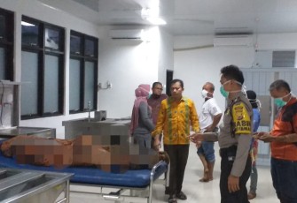 Korban saat dibawa ke rumah sakit