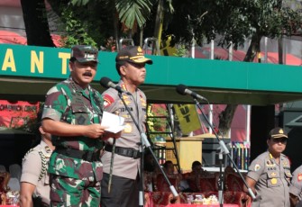Panglima TNI Marsekal TNI Hadi Tjahjanto S I P Pimpin Apel Gelar Pasukan Pengamanan Natal 2019 Dan Tahun Baru 2020 di Medan