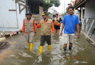 Wakil Walikota Tegal Muhamad Jumadi Tinjau Warga Terdampak Banjir