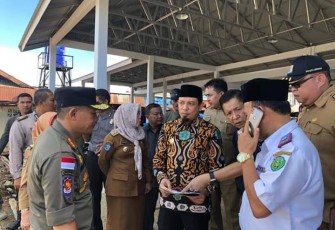 Wakil Wali Kota Bengkulu Dedy Wahyudi Tinjau Pedagang Pasar Panorama 