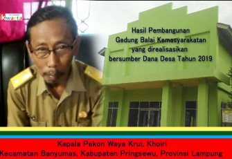 Kepala Pekon Waya Krui 