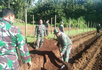 Kodim 1310/Bitung Buka Lahan Pertanian