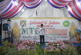 H Surya BSc Hadiri Pembukaan Pelaksanaan MTQ Ke-51 dan Festival Nasyid Tingkat Kecamatan Kota Kisaran Barat