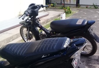 Barang bukti sepeda motor yang diamankan