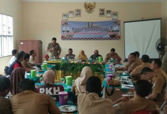 Rakor di kecamatan Pardasuka