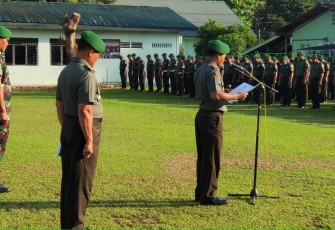 Dandim 0209/LB cek Kesiapan Prajurit