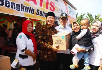 Gubernur Bengkulu Rohidin Mersyah saat berada di Seluma