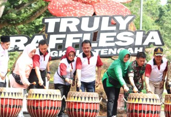 Bupati Bengkulu Tengah Ferry Ramli Buka Truly Rafflesia 2020 