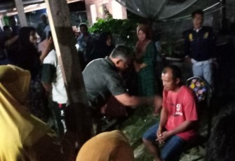 Abdul Abdul Munif (37) salah seorang Kadus, di Pulai Balai, yang dikabarkan Sempat hilang saat memancing di belakang Pulau Palambak saat tiba di Permukiman Penduduk Pulau Balai bertemu pihak keluarganya.