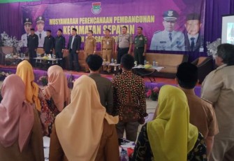 Danramil 10/Sepatan Hadiri Musrenbang