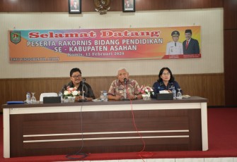 Bupati Gelar Rakor Bidang Pendidikan Asahan Tahun 2020