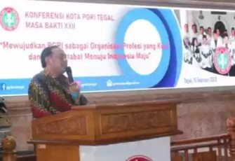Wali Kota Tegal Buka Konfrensi Kota PGRI Tegal Masa Bakti XXII