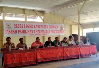 Anggota DPRD Samosir reses di Dapil I Kecamatan Pangururan