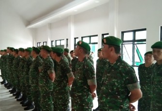 Kodim 0506/Tgr Gelar Korps Report Penerimaan Warga Baru, Sertijab dan Pelepasan Personel Pindah Satuan