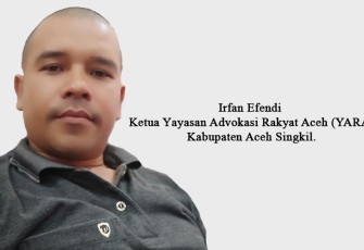 Ketua Yara Aceh Singkil Irfan Efendi