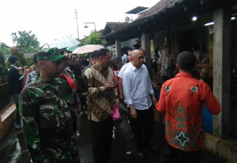 Danramil Jatinom Dampingi Kunjungan Kerja Menteri Koprasi Dan UKM Ke Wilayah Jatinom