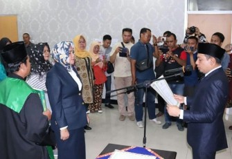 Pelantikan Direktur RSHD Kota Bengkulu 